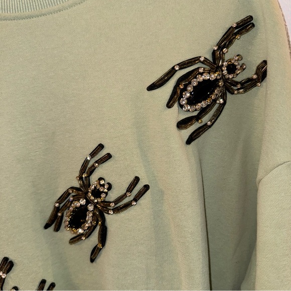 Crawling Spider Sweatshirt by Queen of Sparkles. - Picture 5 of 9